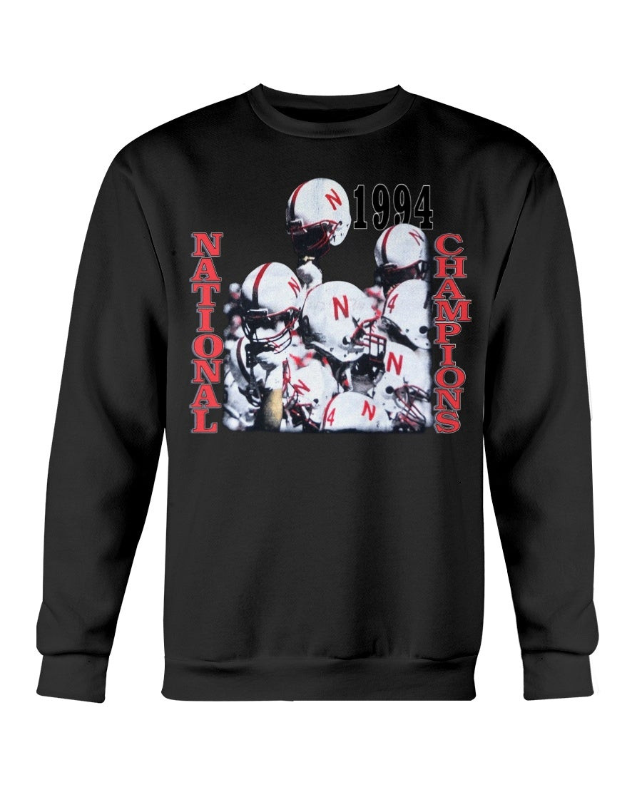 Vintage 90S University Of Nebraska Cornhuskers Huskers Football Sweatshirt 211204