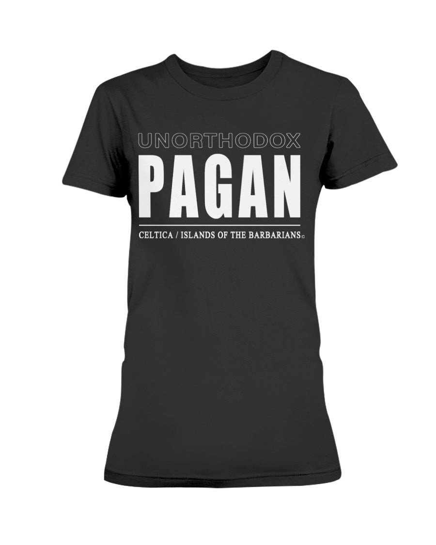 Vintage 90S Unorthodox Pagan Celtica Islands Of The Barbarians Ladies T Shirt 211222