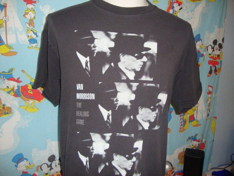 Vintage 90S Van Morrison 1998 Concert Tour T Shirt