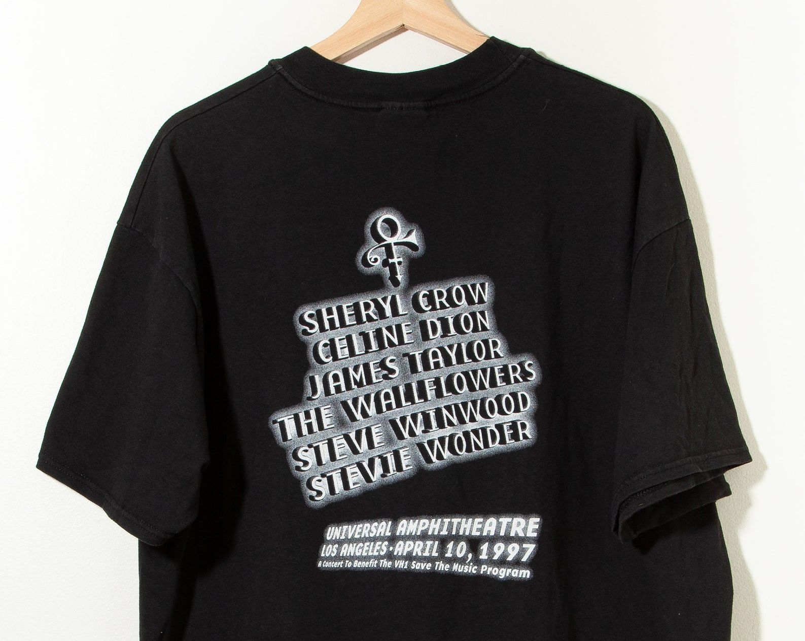 Vintage 90S Vh1 Honors 1997 Prince Stevie Wonder T-Shirt 4Th Annual The Wallflower James Taylor Music Art