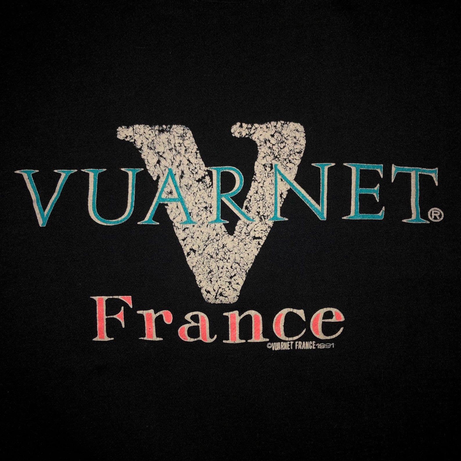 Vintage 90S Vuarnet France Crew Neck 1991 Surf Skate Retro 1990S Skateboard