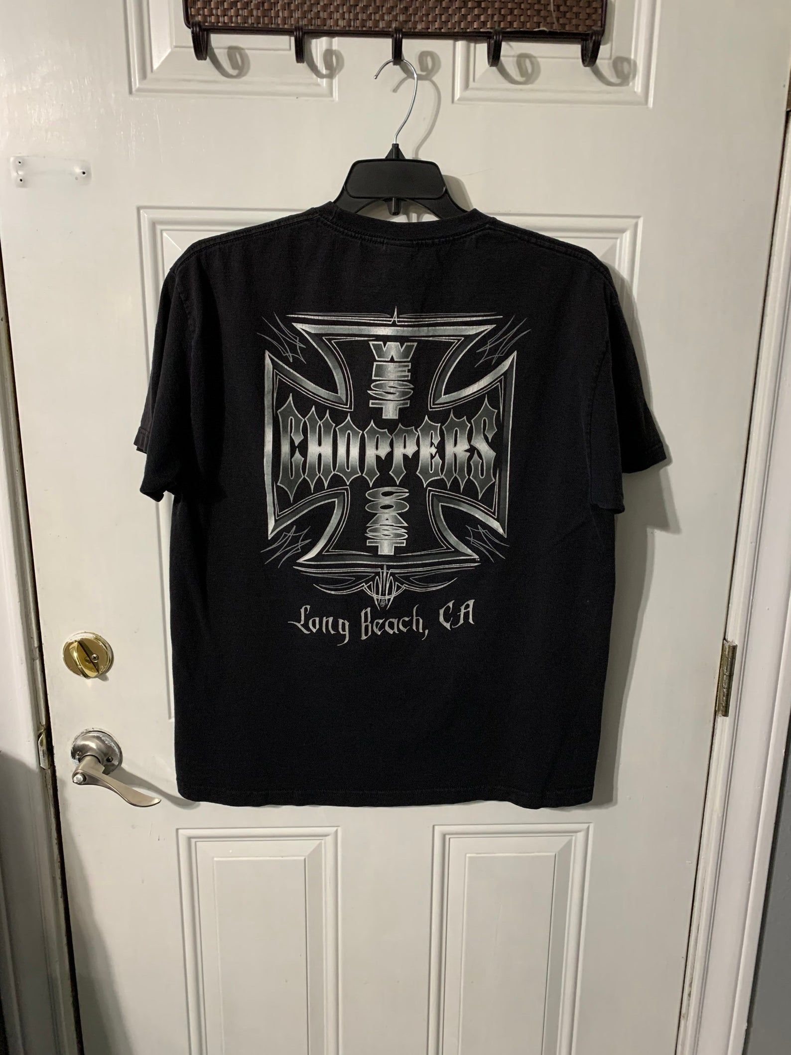 Vintage 90S West Coast Choppers T-Shirt Long Beach California