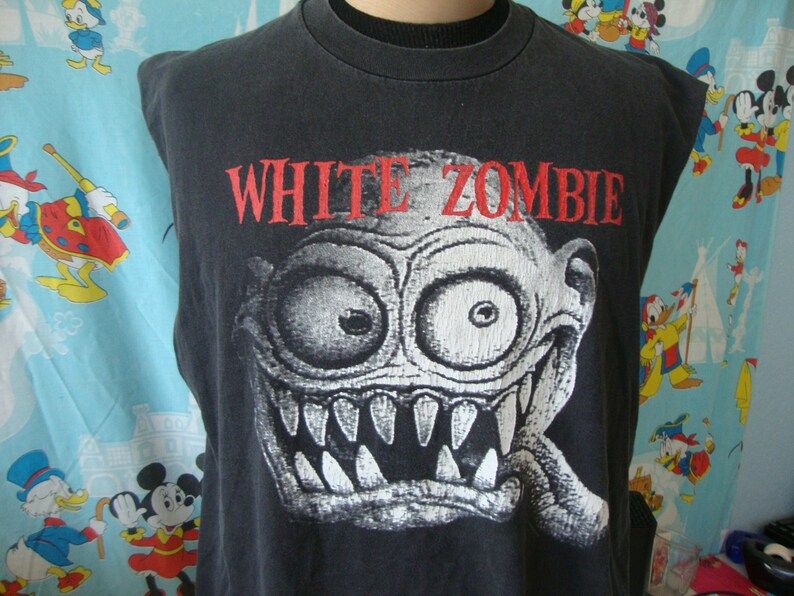 Vintage 90S White Zombie Ugly Music For Ugly People 1998 Tour Concert