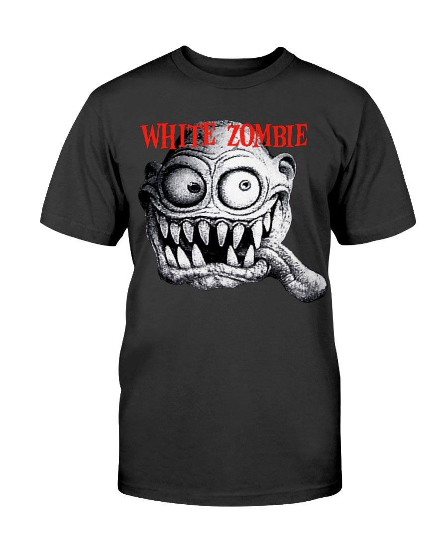 Vintage 90S White Zombie Ugly Music For Ugly People 1998 Tour Concert T Shirt 211125 vintage 90s white zombie ugly music for ugly people 1998 tour concert t shirt 211125 wjiy5