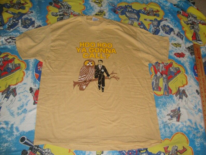 Vintage 90S Whoo Whoo You Gonna Call Funny Bill Clinton Al Gore Political Owl Magnolia Forest Funny T Shirt