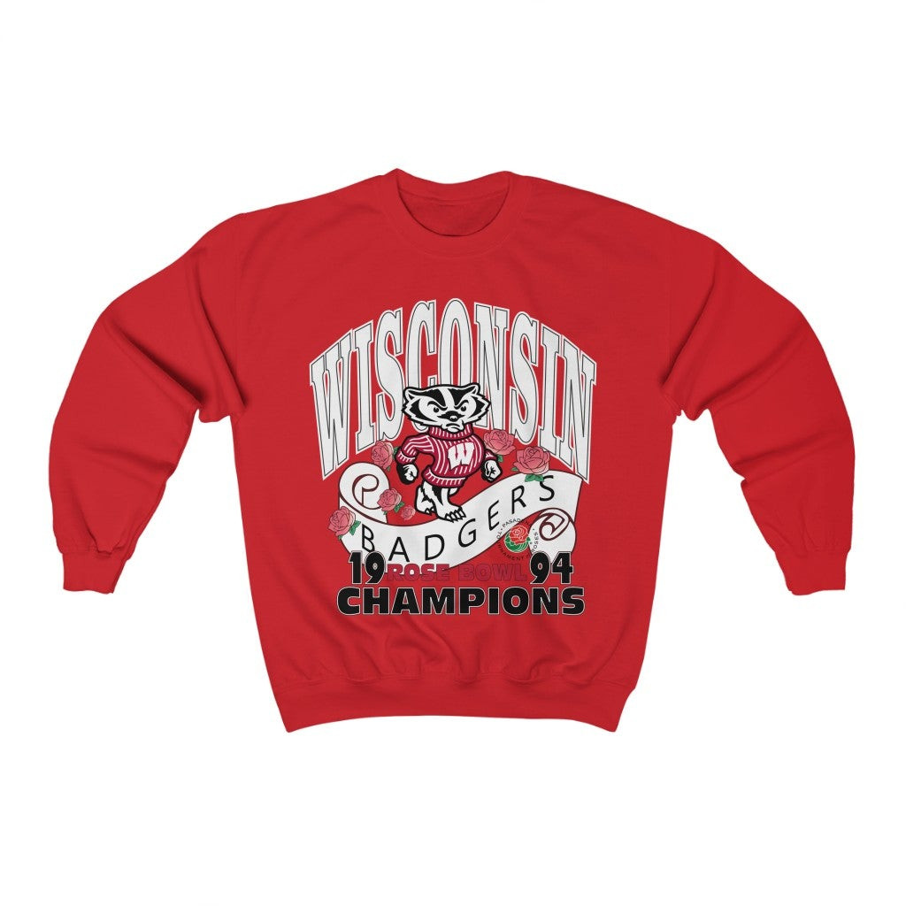 Vintage 90S Wisconsin Badgers Sweatshirt 211207