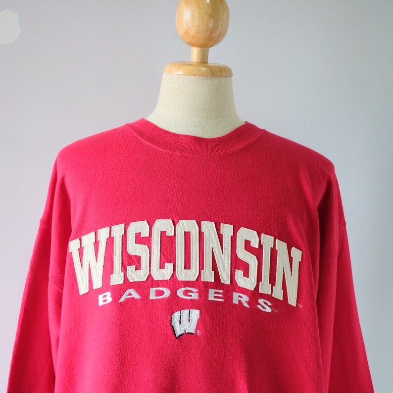 Vintage 90S Wisconsin Badgers Sweatshirt
