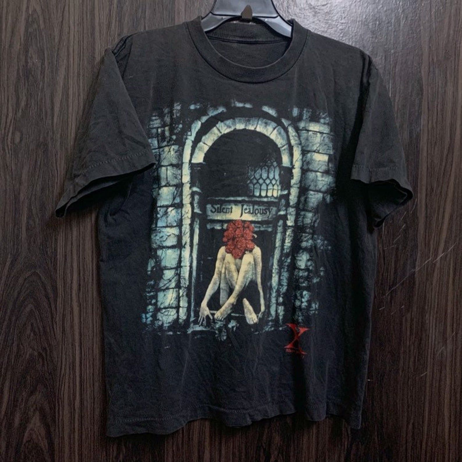 Vintage 90S X Japan Silent Jealousy Tour Album T Shirt L