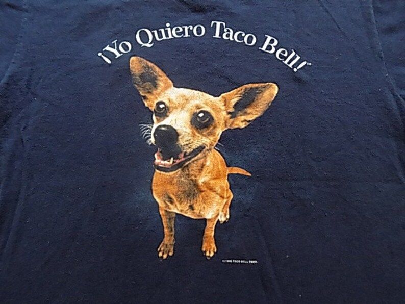 Vintage 90S Yo Quiero Taco Bell T Shirt L By Changes