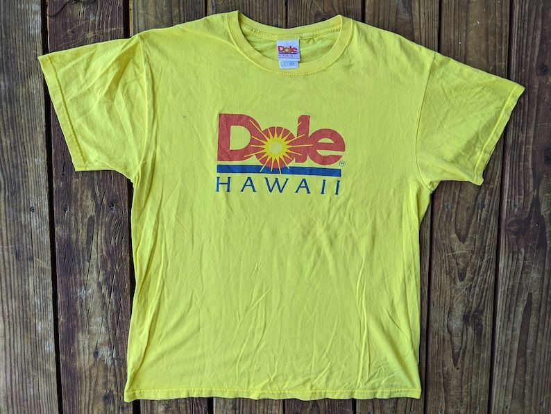 Vintage 90S00 Dole Fruits Hawaii Promo Tee