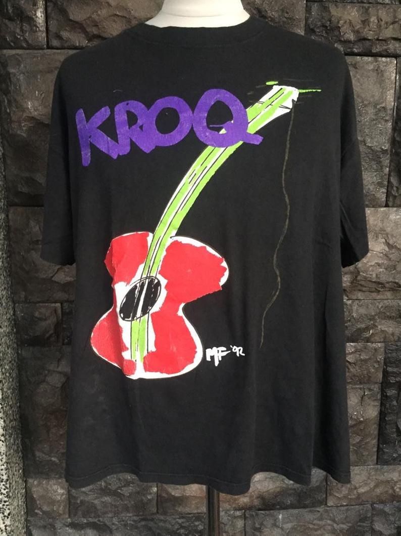 Vintage 90's 3rd Annual 106.7 KROQ Aquatic Christmas Shirt
