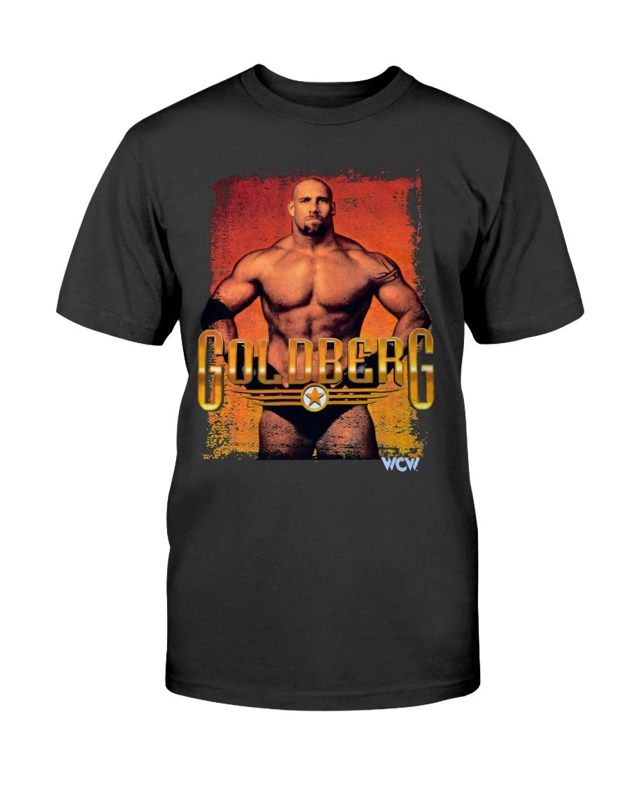 Vintage 90World Wrestling Goldberg T Shirt 211004
