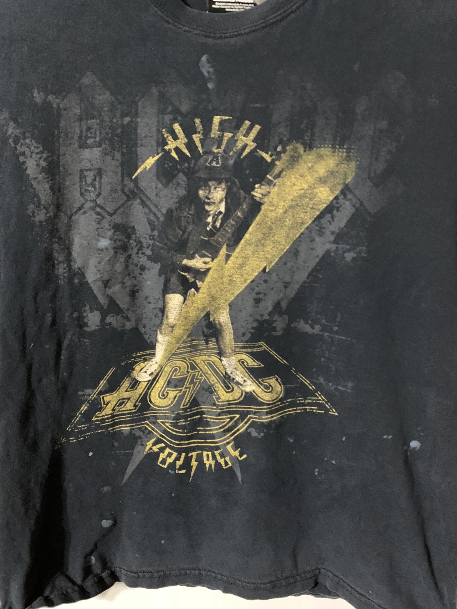 Vintage Ac Dc T-Shirt Voltage T-Shirt L