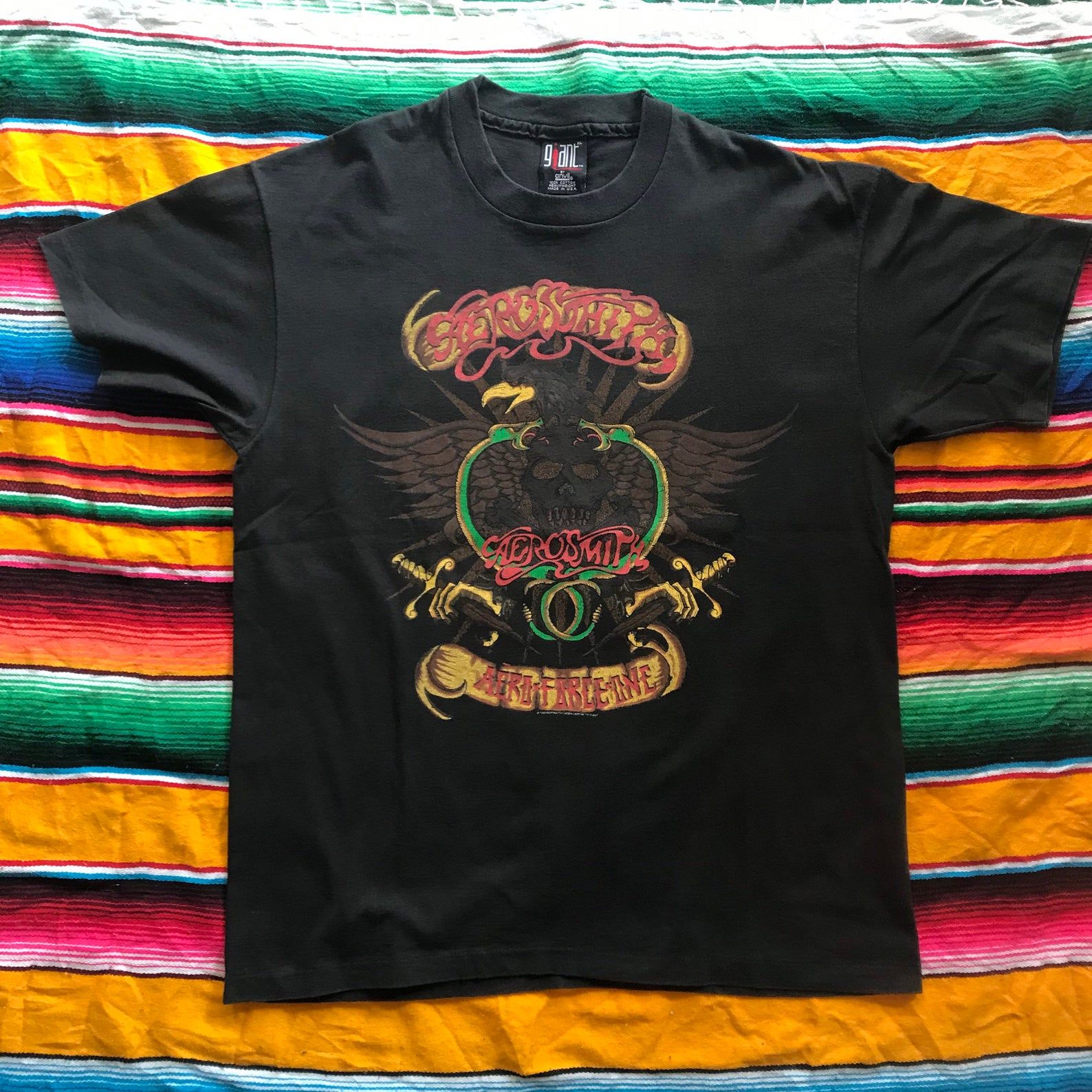 Vintage Aerosmith Aero Force One Tour T-Shirt vintage aerosmith aero force one tour t shirt qwnvt