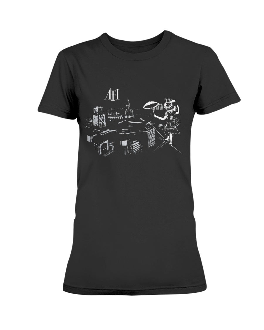 Vintage Afi Miss Murder Black Ladies T Shirt 211129