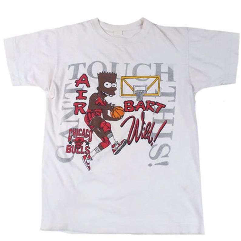 Vintage Air Bart Chicago Bulls 90s Basketball Jordan Shirt