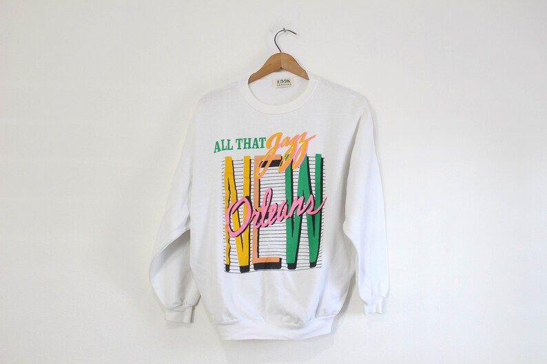 Vintage All That Jazz New Orleans Nola Louisiana Sweatshirt vintage all that jazz new orleans nola louisiana sweatshirt ojkbo