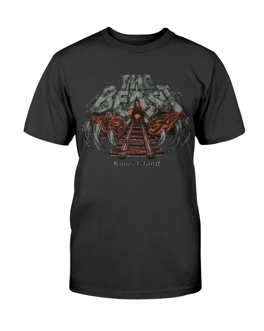 Vintage AnnEs 1980 The Beast Roller Coaster Shirt Kings Island T Shirt 081621