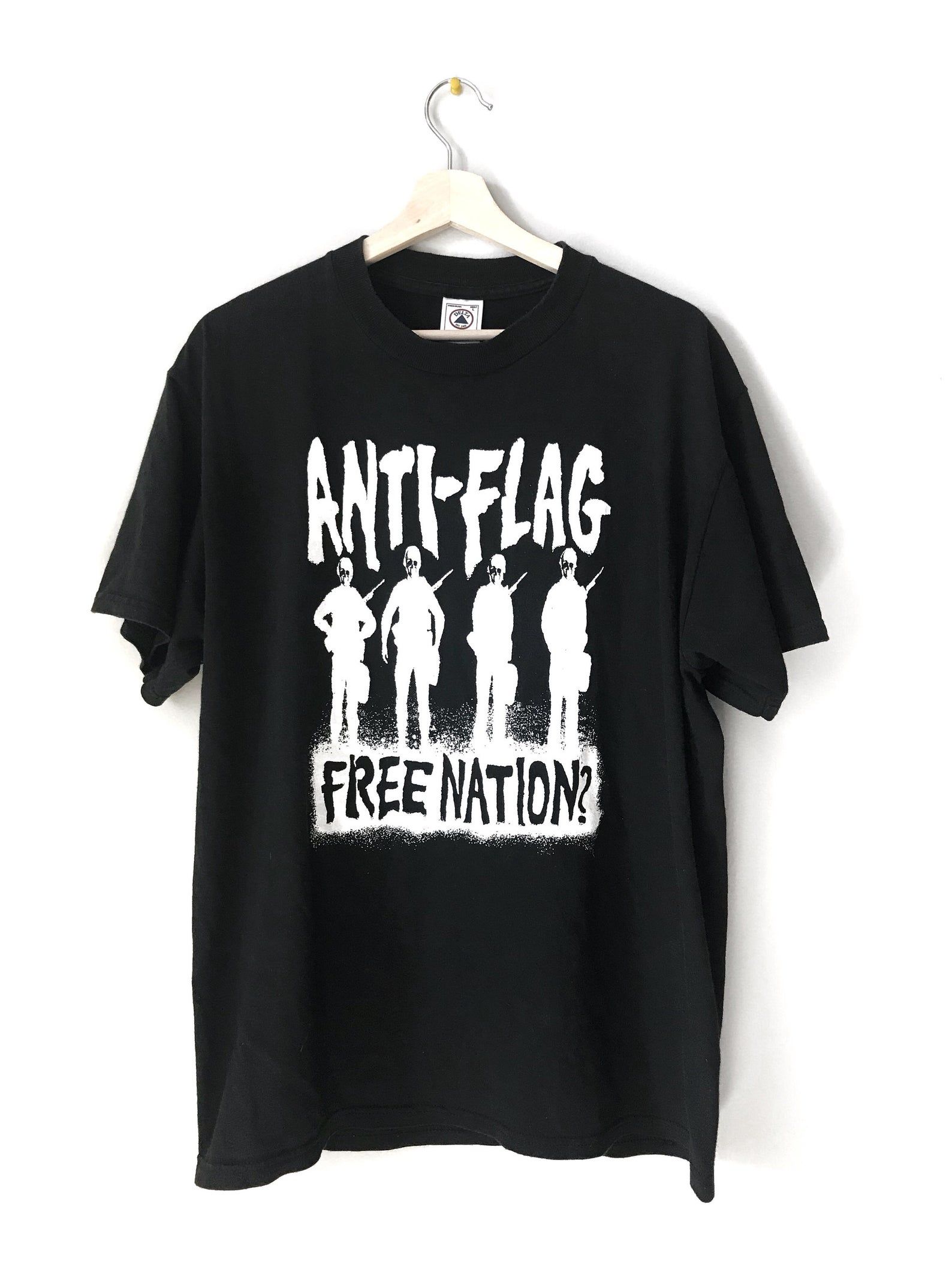 Vintage Anti-Flag Free Nation Tour T-Shirt vintage anti flag free nation tour t shirt