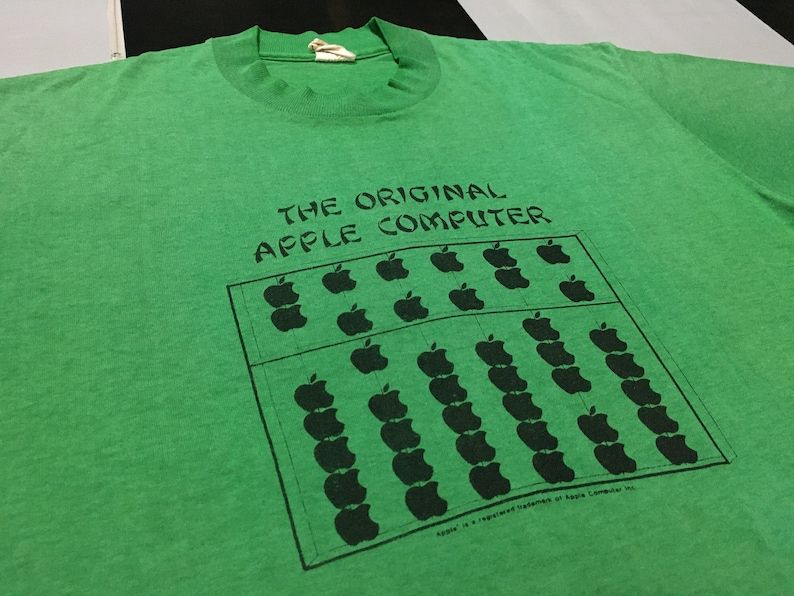 Vintage Apple Shirt The Apple Computer Single Stitch