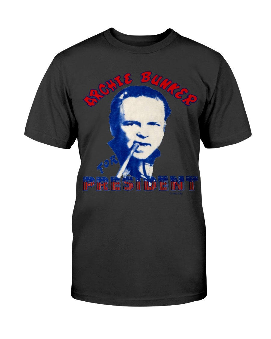 Vintage Archie Bunker For President 1972 T Shirt 211005