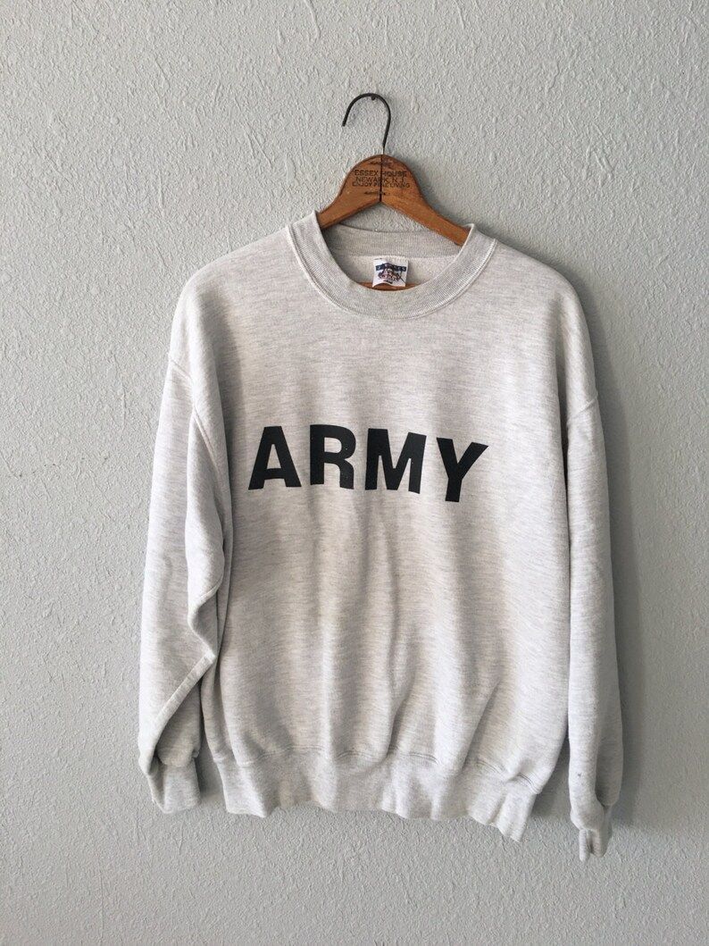 Vintage Army 1990S Military Sweatshirt Made In The Usa By Jerzees vintage army 1990s military sweatshirt made in the usa by jerzees cyacn