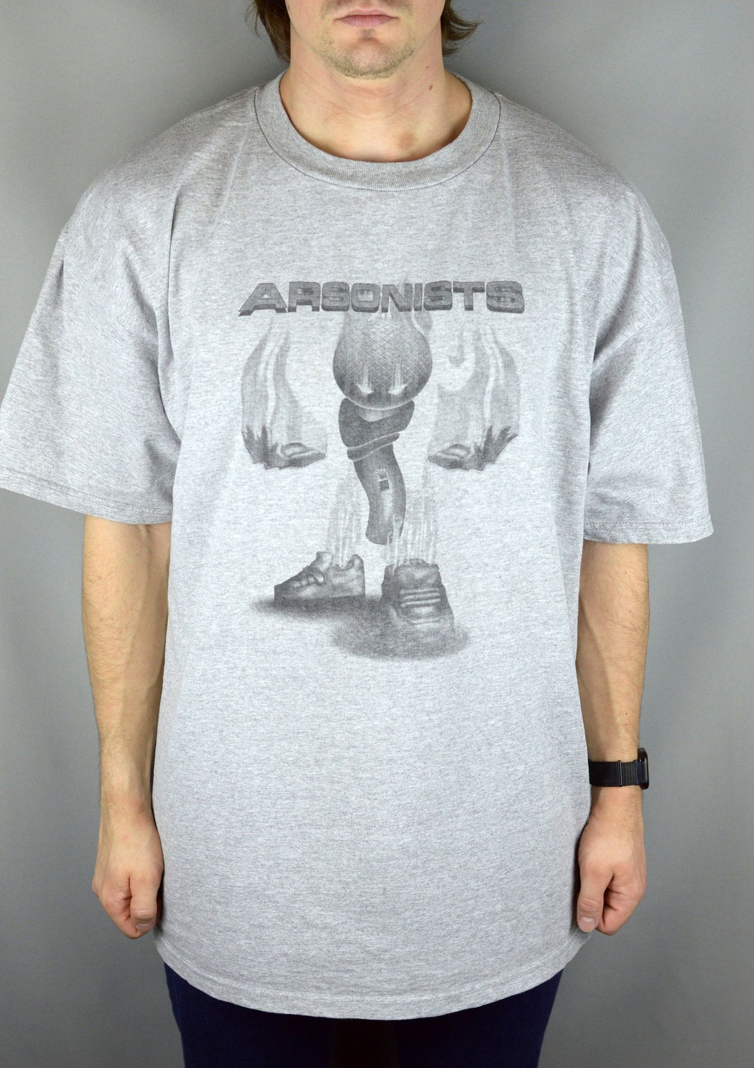 Vintage Arsonists As The World Burns 90S T Shirt X vintage arsonists as the world burns 90s t shirt x tcbca