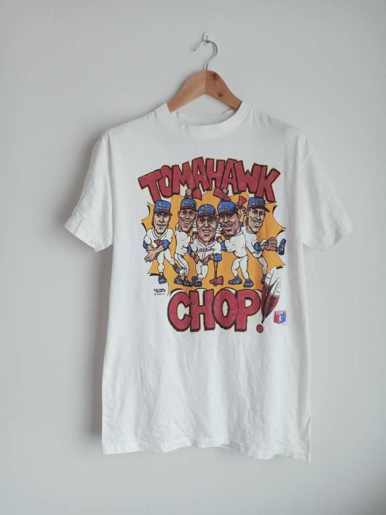 Vintage Atlanta Braves Caricature 90's Shirt