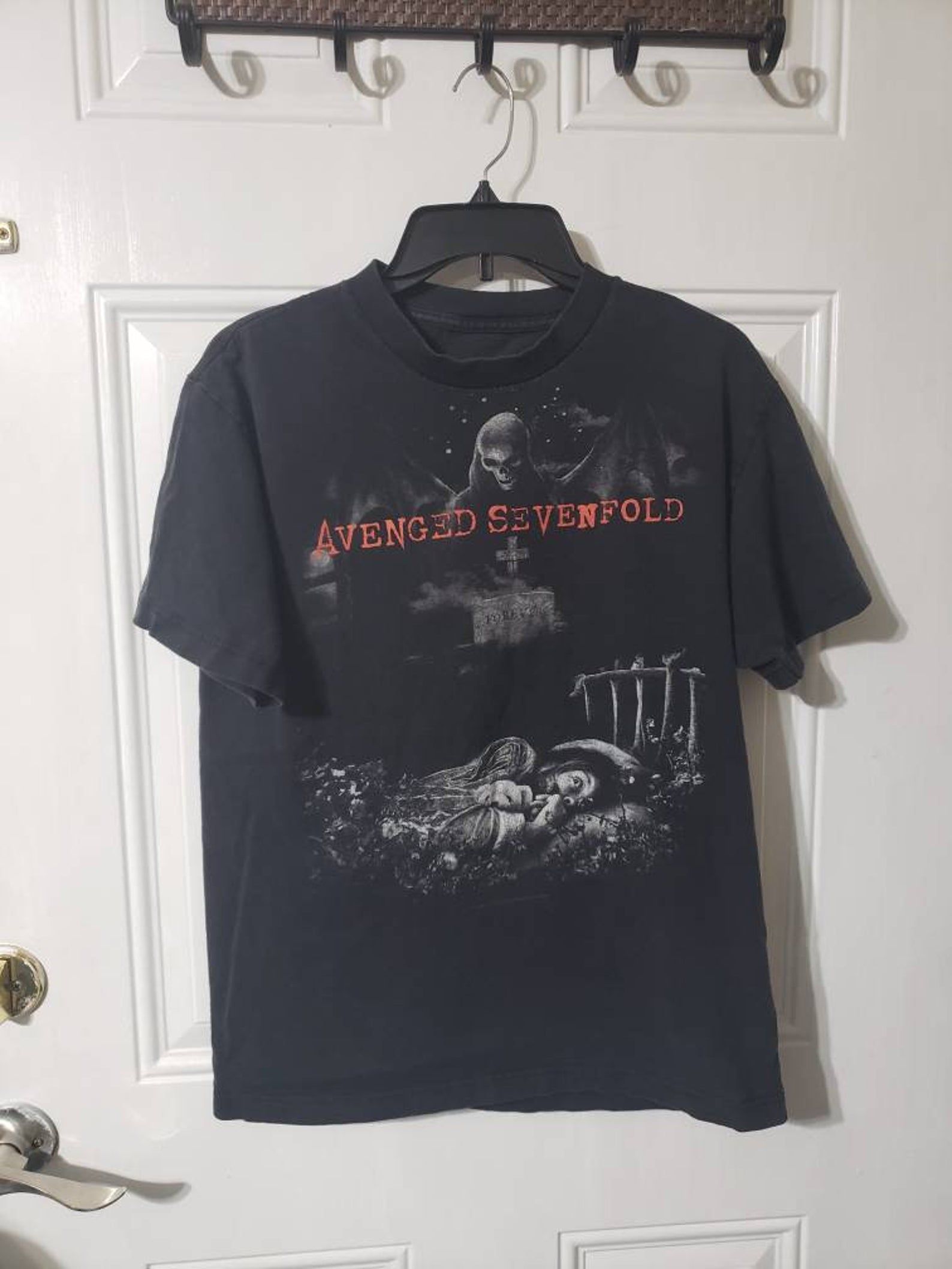 Vintage Avenged Sevenflod T-Shirt A7X Nightmares M-L
