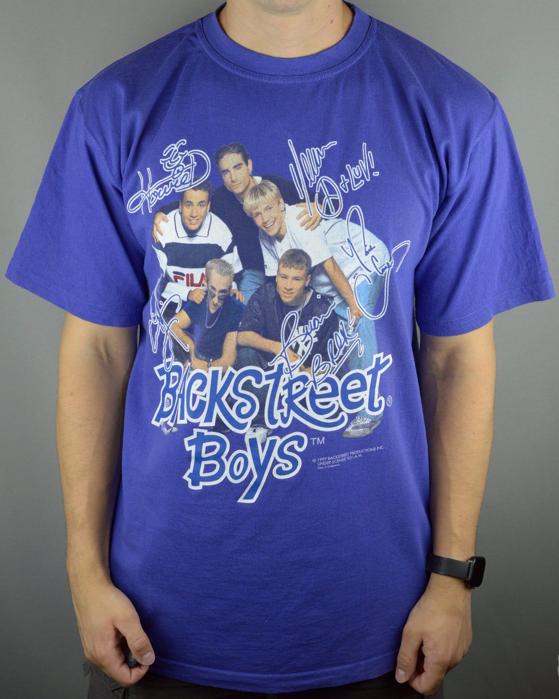 Vintage Backstreet Boys 1997 Signature shirt