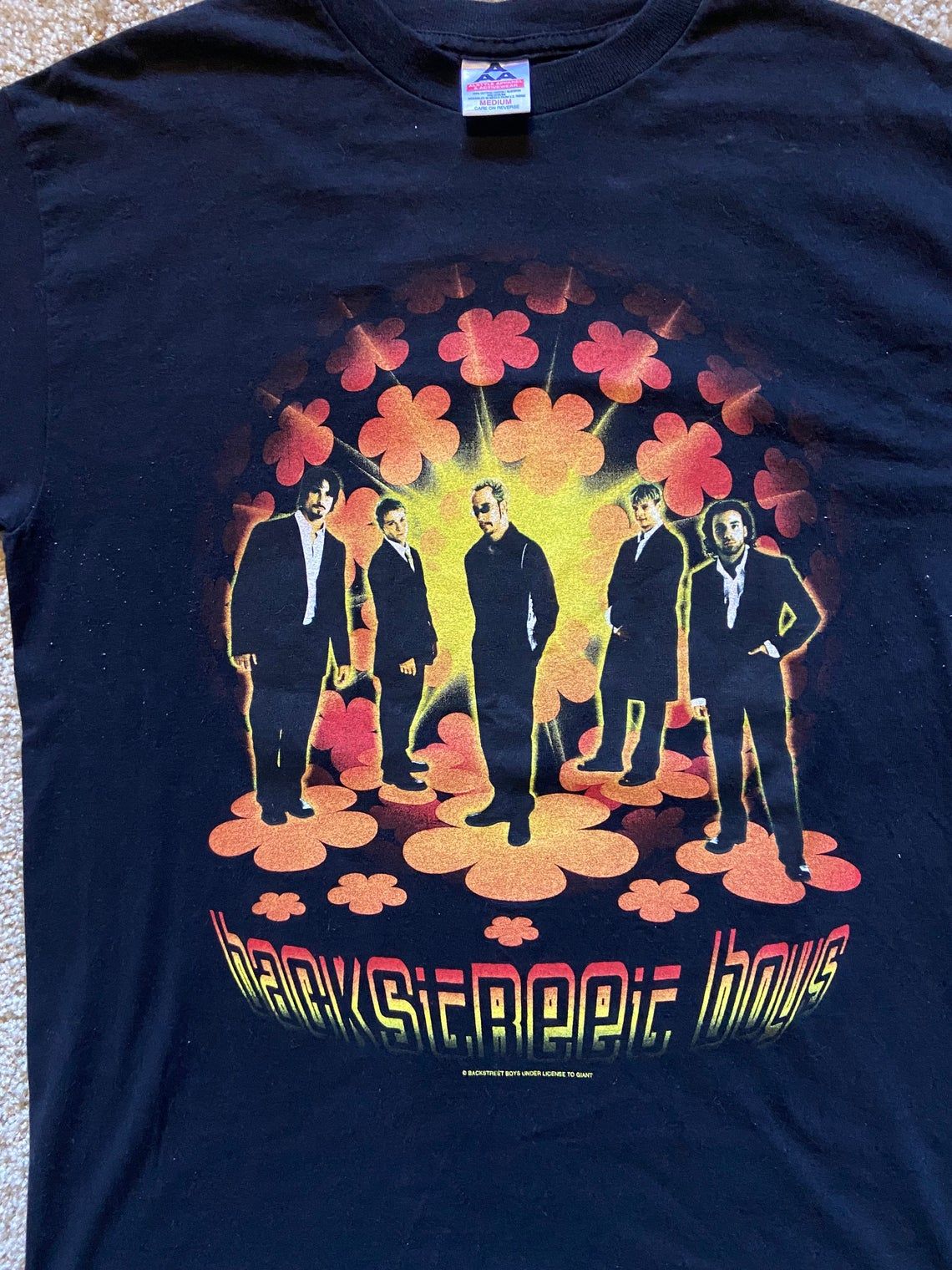 Vintage Backstreet Boys 2000 Black and Blue Tour vtg shirt