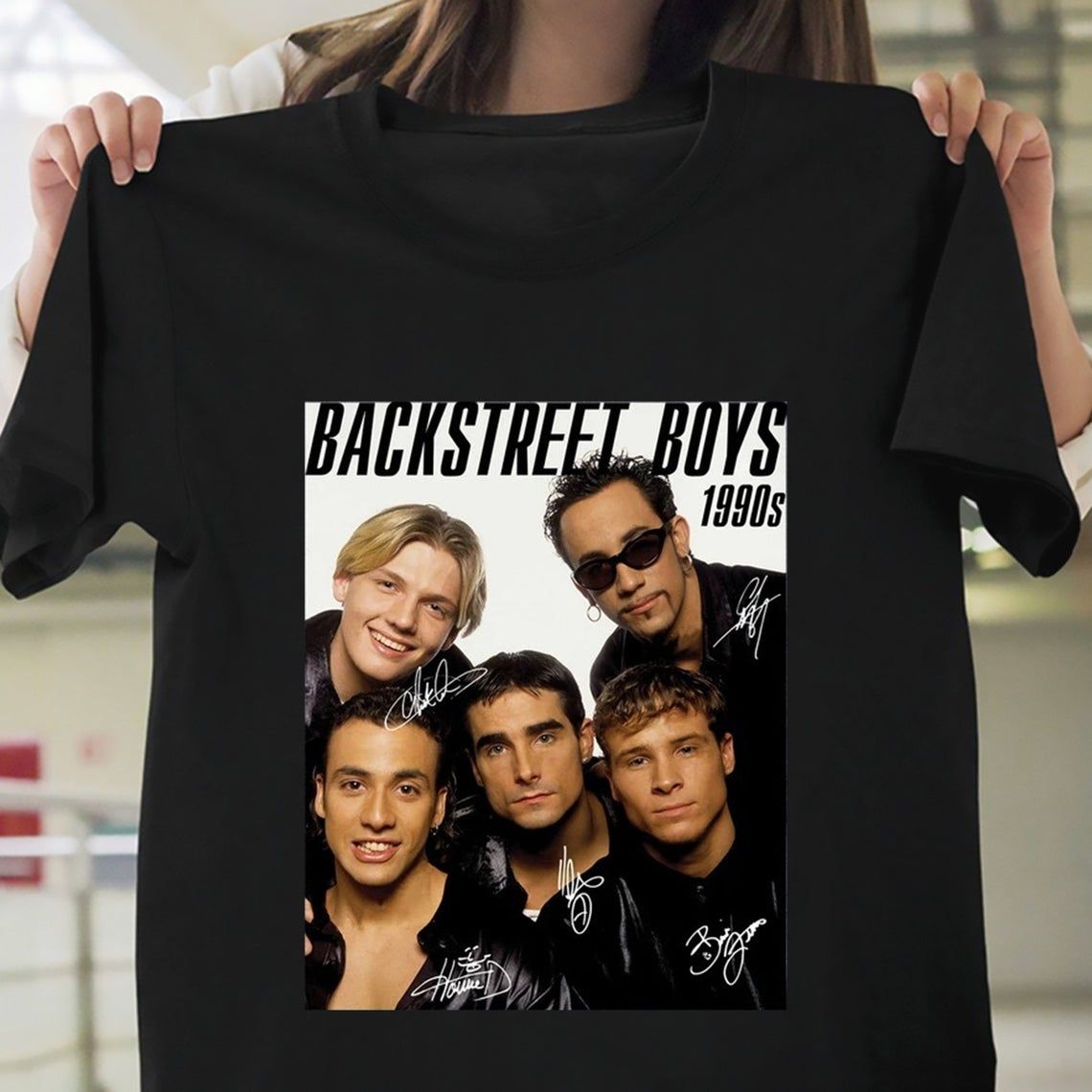 Vintage Backstreet Boys Concert Vintage 90s Gift For Fan Signature shirt