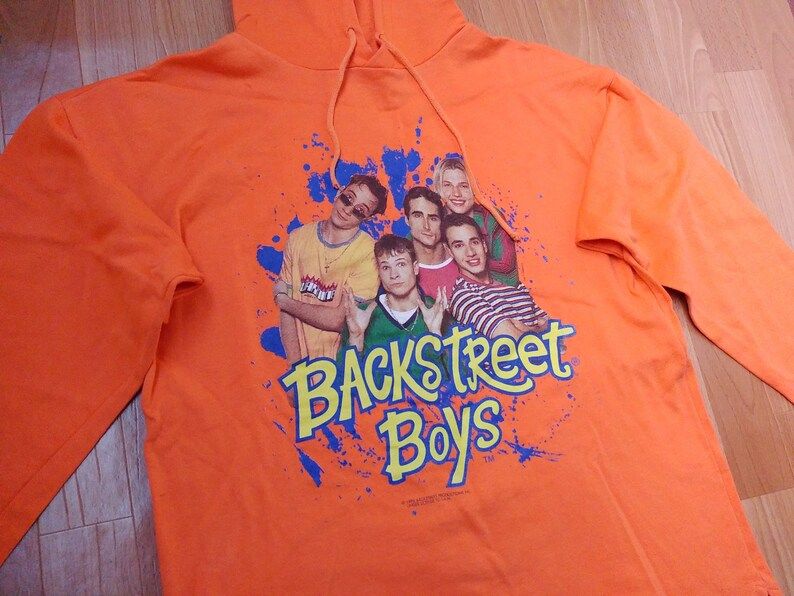 Vintage Backstreet Boys Hoodie T Shirt 1996 Merchandise Weve Got It Goin On Concert Tour Shirt 90S Pop Rock 1990S