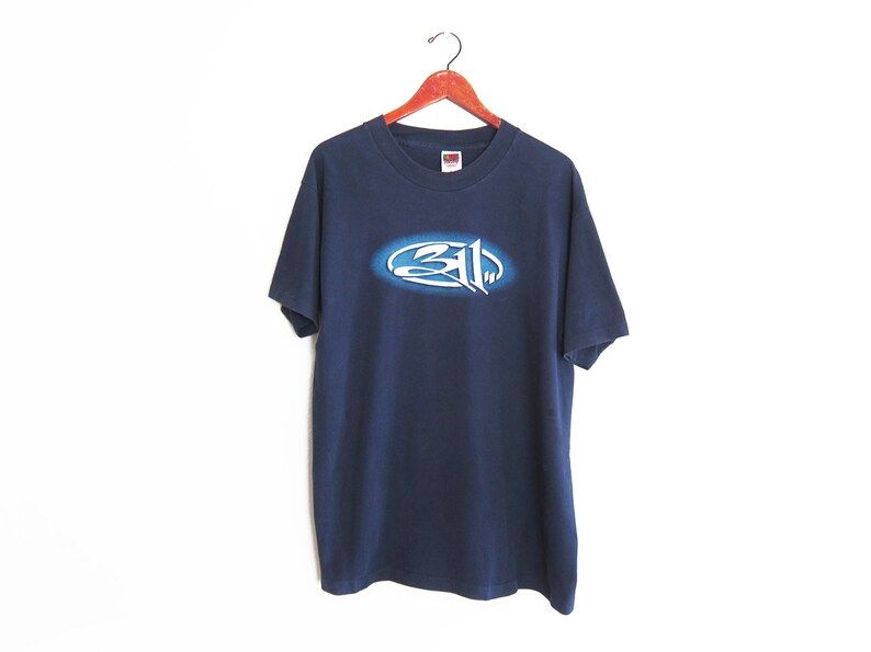 Vintage Band Shirt311 Shirt90S Band Shirt1990S Faded Navy 311 Band T Shirt Oversize Fit Xl