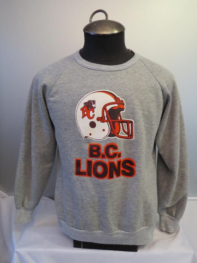 Vintage BC Lions Helmet Grpahic By Champion Shirt