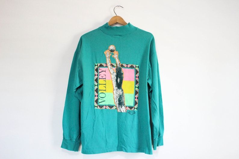 Vintage Beach Volleyball Long Sleeve T Shirt