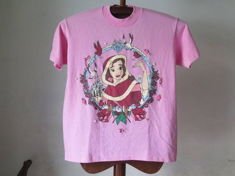 Vintage Beauty And The Beast Tshirt Beauty And The Beast Belle Tshirt Vintage Disney Tshirt Girls Size Tshirt Rare Disney Tshirt Cartoon Tee vintage beauty and the beast tshirt beauty and the beast belle tshirt vintage disney tshirt girls size tshirt rare disney tshirt cartoon tee qbtgt