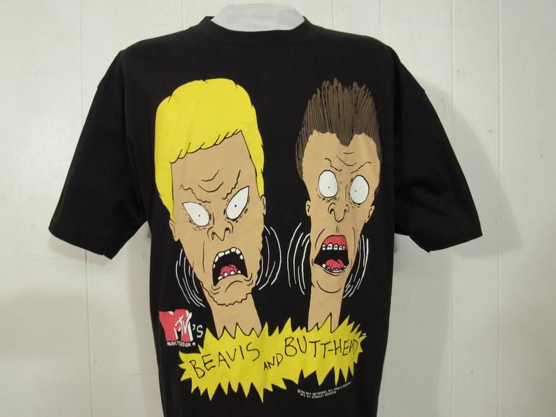 Vintage Beavis And Butt Head 1990S Mtv Clothing Shirt