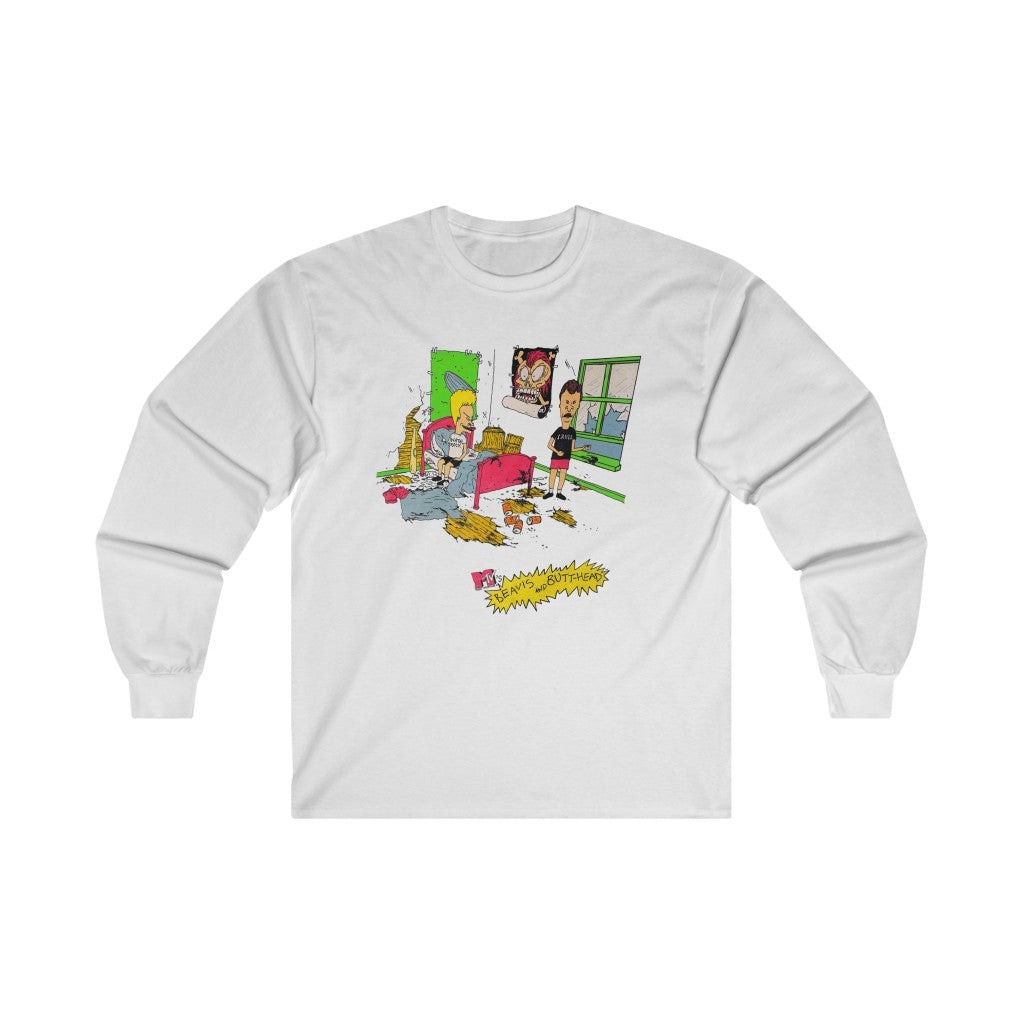 Vintage Beavis And Butt Head Mtv 1994 Long Sleeve Tee 211216