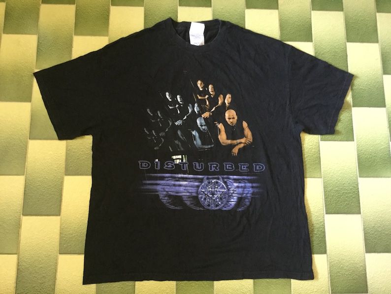 Vintage Believe Album By Disturbed T Shirt Heavy Metal Music Tee Shirt