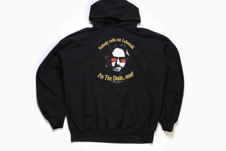 Vintage Big Lebowski Im The Dude Man Hoodie