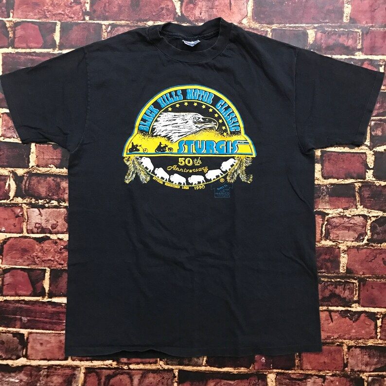 Vintage Biker Shirt Motorcycle Shirt 90S Biker Tee Mens Xl Mens X Large Harley Davidson Vintage Harley Shirt Harley Tee Sturgis Bike Rally