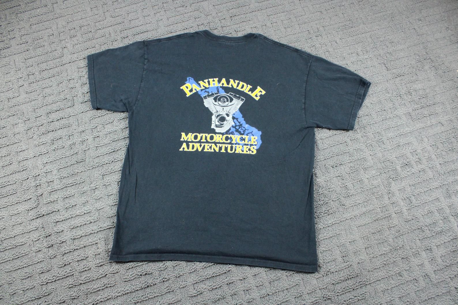 Vintage Biker T-Shirt / 90S Alaska Motorcycle Tours Promo Graphic Tee