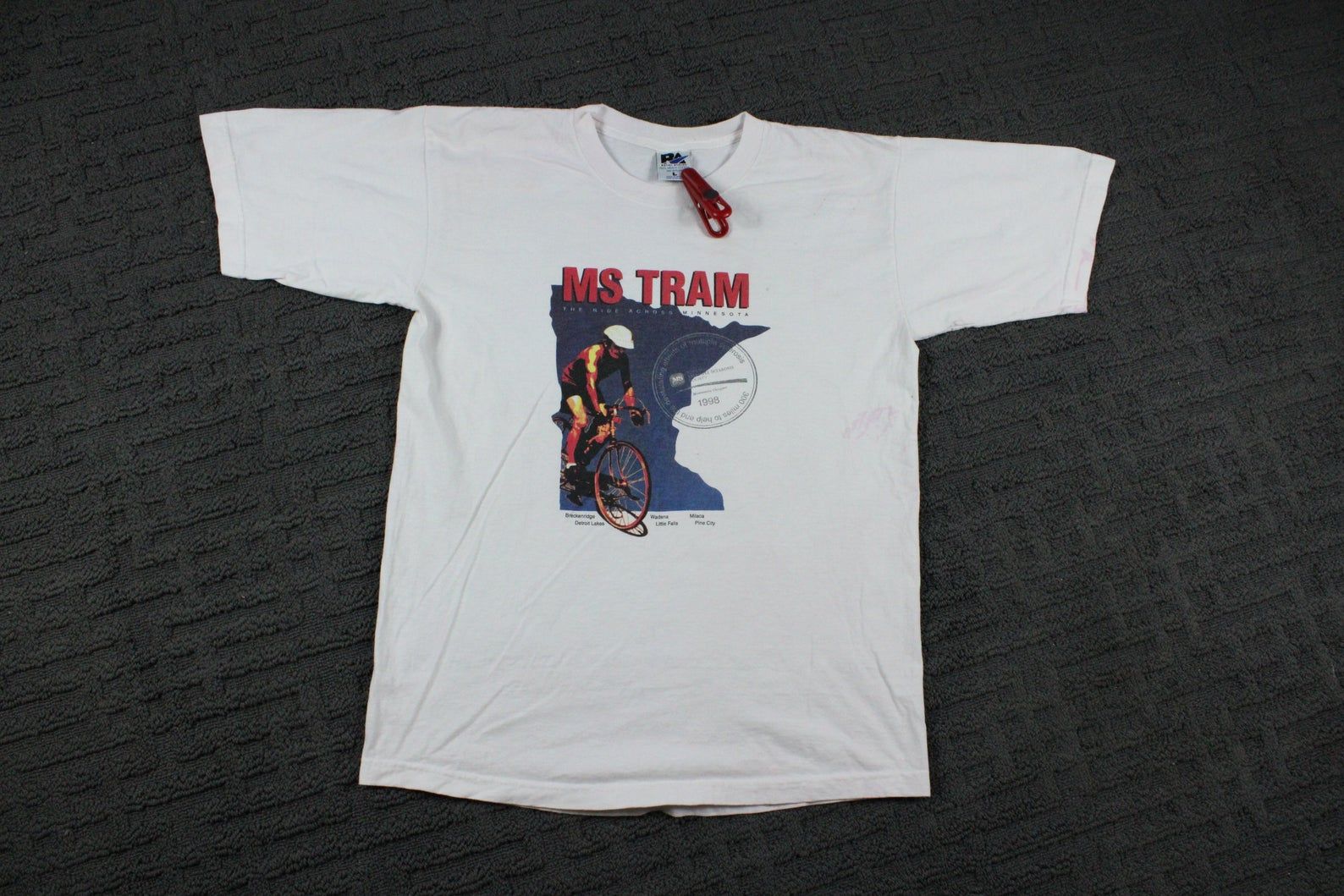 Vintage Biking It T-Shirt / 90S Cross Country Graphic Promo Tee