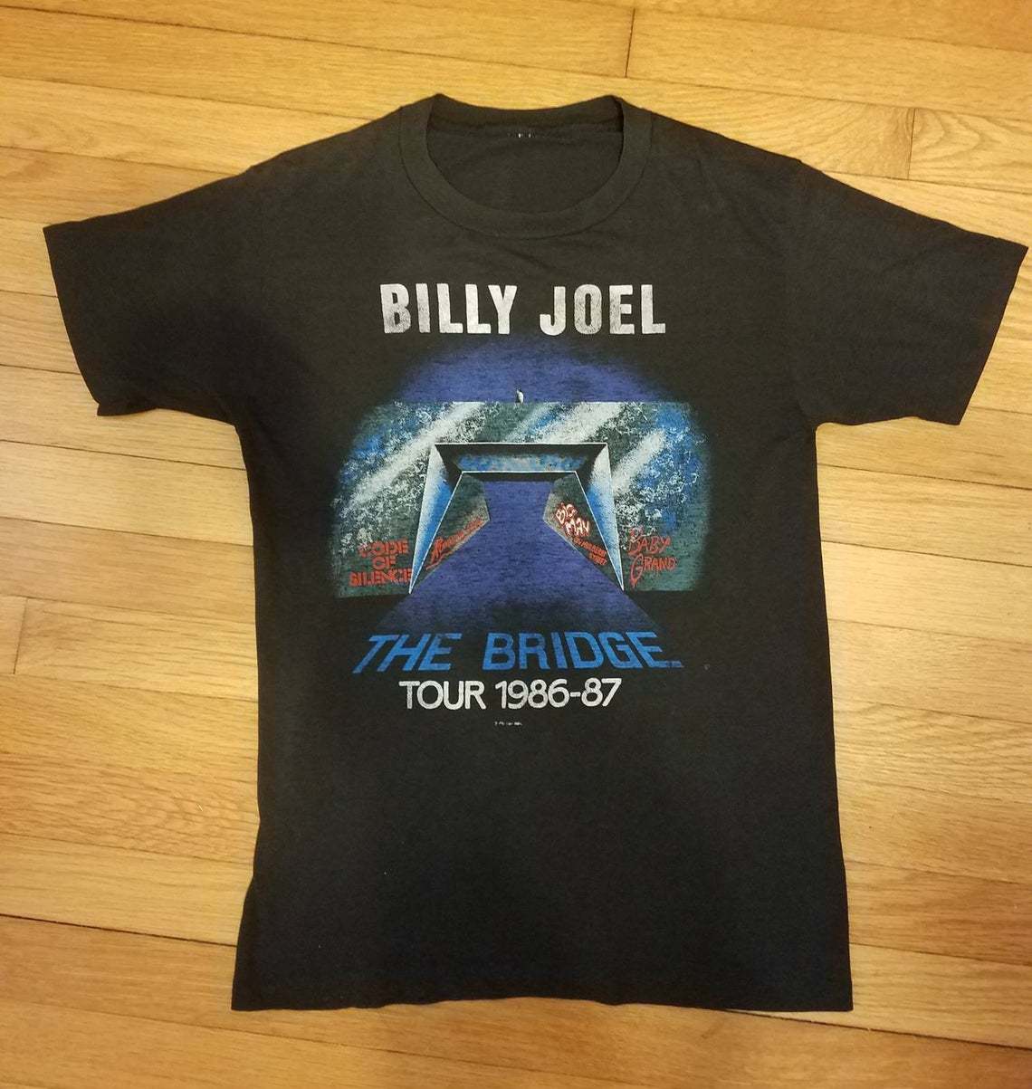 Vintage Billy Joel The Bridge Tour 1986-87 shirt vintage billy joel the bridge tour 1986 87 shirt lwmne