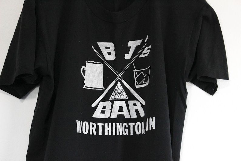 Vintage Bjs Bar Worthington Indiana T Shirt