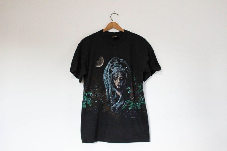 Vintage Black Bear T Shirt