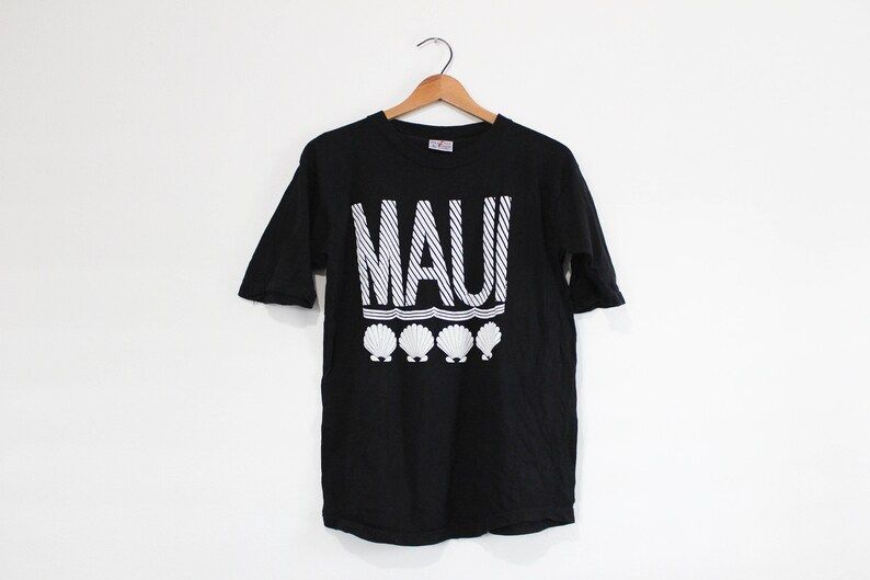 Vintage Black Maui Hawaii T Shirt