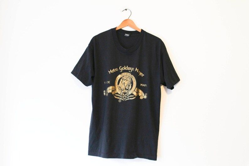 Vintage Black Mgm Studio T Shirt