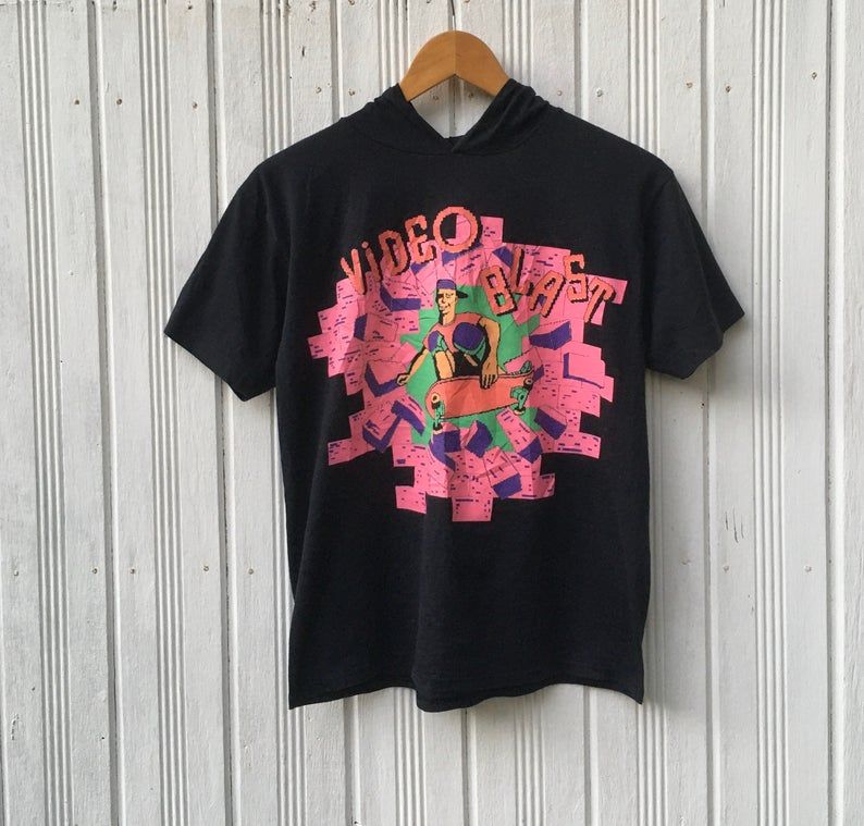 Vintage Blast Skateboard Video Blast Deck Skateboard Skater Shirt